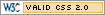 CSS validation button